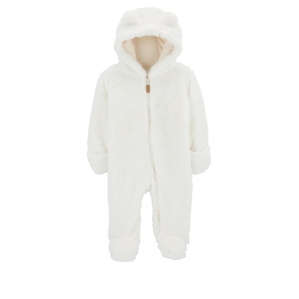 Carters - Baby Hooded Quilted Jumpsuit
